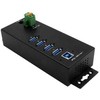Exsys EXSYS EX-1186HMVS-2 4 prievadų USB 3.2 Gen 1 šakotuvas su 15KV ESD apsauga nuo viršįtampių