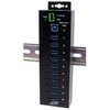 Exsys EXSYS EX-1504HMS 4 prievadų metalinis USB 3.2 Gen1 HUB su 15KV EDS apsauga nuo viršįtampių