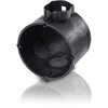 Mto Electric As Sieninė dėžutė, atspari vėjui, 1 modulis. Gylis 46 mm. Atstumas tarp varžtų 60 mm. Vamzdžių įvadai 20–25 mm, su 4 varžtų bokšteliais. Juoda euro dėžutė. Be halogenų.