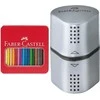 Spalvoti akvareliniai pieštukai Faber-Castell Grip Jumbo, 16 spalvų