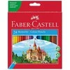 Faber-Castell 120124, Įvairių spalvų, Mediena, Šešiakampė, Įvairių spalvų, Dėžutė, 24 vnt.