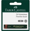 Faber-Castell FABER-CASTELL Ołówek Super-Polimer 0,5mm B 2x BK