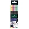 Rašiklių rinkinys Faber-Castell FinePen, 0.4mm, 5 pastelinių spalvų