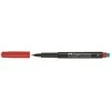 Žymeklis permanentinis Faber-Castell 1523 S, 0.4 mm, raudonas 1213-050
