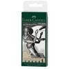 Faber Castell - 6 pitų dailininko rašiklis, teptukas - Juodas (167154)