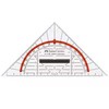 Faber-Castell FABER-CASTELL Geometrie-Dreieck klein mit Griff 14cm