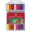 Faber-Castell – 20 vnt. rašiklio piniginė su dvigubu pluoštu (151119)