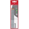 Faber-Castell FABER-CASTELL Bleistift Grip 2001 HB 3x +Radierer BK