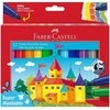 Viltpliiatsid Faber-Castell Jumbo 12-värvi supermahapestavad