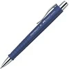 Automatinis tušinukas Faber-Castell Poly Ball, 0.7mm, mėlynos spalvos, mėlynos spalvos korpusas