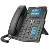 Fanvil X4U, IP telefonas, juodas, laidinis ragelis, 12 linijų, LCD, 7,11 cm (2,8 colio)