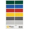 Spalvų kodavimo etiketės Vikan 24x14,5x0,1 cm
