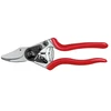 Felco 6, Bypass, Aliuminio, Raudona, Steel, Nerūdijantis plienas, 195 mm