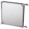 FIBOX dangtelis EK polikarbonatas 280 x 280 x 30 mm skaidrus su vyriais ir varžtais, IP65