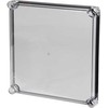 FIBOX dangtelis EK polikarbonatas 280 x 280 x 30 mm skaidrus su varžtais