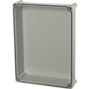 FIBOX dangtelis EK polikarbonatas 380 x 280 x 80 mm pilkas su varžtais