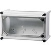 FIBOX Dangtelis SOLID P poliesteris 300 x 185 x 45 mm skaidrus Atverčiamas dangtelis IP67