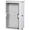 FIBOX Dangtelis SOLID P poliesteris 600 x 300 x 45 mm skaidrus Atverčiamas dangtelis IP67