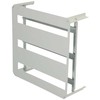 Fibox DRS ARCA 505021 Tvirtinimo rėmas, 3 eilių, plienas, pilkas (ilgis x plotis), 500 mm x 500 mm, 1 vnt.