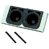 Fibox Kabelio įvado flanšas SLN dydis 320 2x75mm