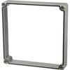 FIBOX tarpinis polikarbonato rėmas 280 x 280 x 50 mm pilkas EK su varžtais