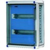 FIBOX montavimo dėžutė EKINDIN33-2, polikarbonatas, 320 x 320 x 130 mm, aukštis x plotis x gylis, įskaitant DIN įdėklą 2 x 14 M