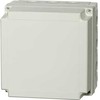 FIBOX montavimo dėžutė, polikarbonato, 180 x 180 x 125 mm, su pilku dangteliu, IP 67