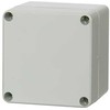 FIBOX montavimo dėžutė, polikarbonato, 80 x 82 x 65 mm, su pilku dangteliu, IP 66 ir IP 67, Euronord serijos