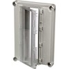 FIBOX sieninės spintelės dangtis su atlenkiamu dangčiu ir DIN dangteliu A x P x G 190 x 280 x 45 mm 1 x 13M IP65