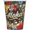 Fiesta Aloha popieriniai puodeliai, 6 vnt.
