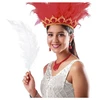 Fiesta Baltos stručio plunksnos 60 cm, 12 vnt.