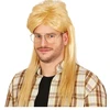 Fiesta Skirtas šviesiems plaukams 80s mullet wig