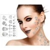 Fiesta Helovino sidabrinės tatuiruotės