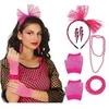 Fiesta Rožinė 80s fancy dress set