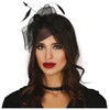 Fiesta Juoda gėlių tiara