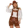 Fiesta Tirolio lederhosen, šviesiai ruda