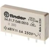 Finder Miniatiūrinė relė 1P 6A 24V DC (34.51.024.0010)