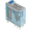 „Finder“ PCB montuojama galios relė, 12 V nuolatinės srovės ritė, 8 A perjungimo srovė, DPDT