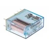 „Finder“ PCB montuojama galios relė, 24 V nuolatinės srovės ritė, 8 A perjungimo srovė, DPDT