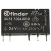 Finder Miniatiūrinė relė 1P 6A 24V DC (34.51.024.0010)