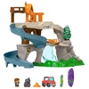 Fisher-Price Little People Wielka górska przygoda Tor Čiuožykla Rinkinys su figurkami i pojazdem