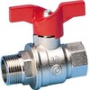 FIX-PRO tiesus įleidimo vamzdis 3/4"x1/2", 45 mm ilgio, su Ø70 mm rozete
