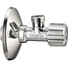 FIX-PRO NULINIS UŽDARYMO VOŽTUVAS 1/2" X 3/8" SU ROZETĖLE