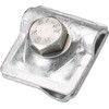 Solar Plus FIX-PRO lygiagretus/skersinis spaustukas 8-10 mm vielai M10 x 30, cinkuotas plienas su nerūdijančio plieno varžtais