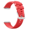 Fixed Fiksuotas silikoninis dirželis, skirtas Huawei Watch FIT2, raudonos spalvos