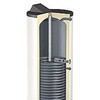 Flamco DUO HLS 300 l karšto vandens bakas su izoliacija, baltas