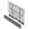 Flexson - Sieninis laikiklis LCD / plazminiam ekranui / garso juostai - juodas - ekrano dydis: 37"-55" - skirtas „Sonos PLAYBAR“