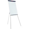 Nobo „Essence“ trikojo melamino baltos lentos molbertas, laisvai pastatomas, portretinis, melaminas, sidabro spalvos, baltas, 680 mm, 680 mm