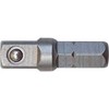 Grąžtas Fortis Laikiklis 1/4'' šešiakampis – 1/4'' kvadratas 25 mm