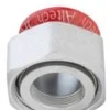 RUBINETTERIE BRESCIANE BONOMI  TURBO 28 mm x 1 1/4 FZ - presuojamasis sriegis, sriegis iš abiejų pusių. Šildymo ir vėsinimo sistemoms.